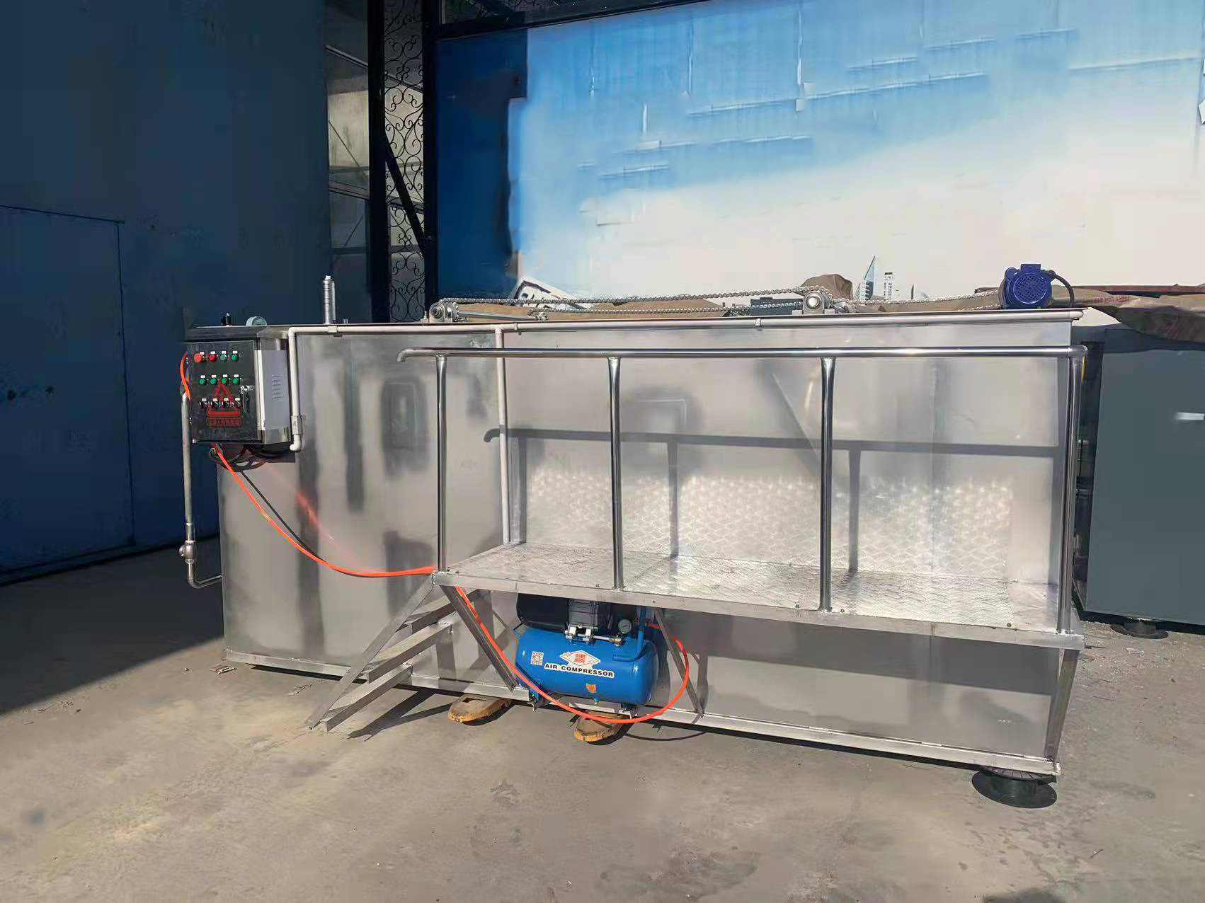 Stainless Steel Wastewater Treatment DAF System Dissolved Air Flotation for Industrial Sewage