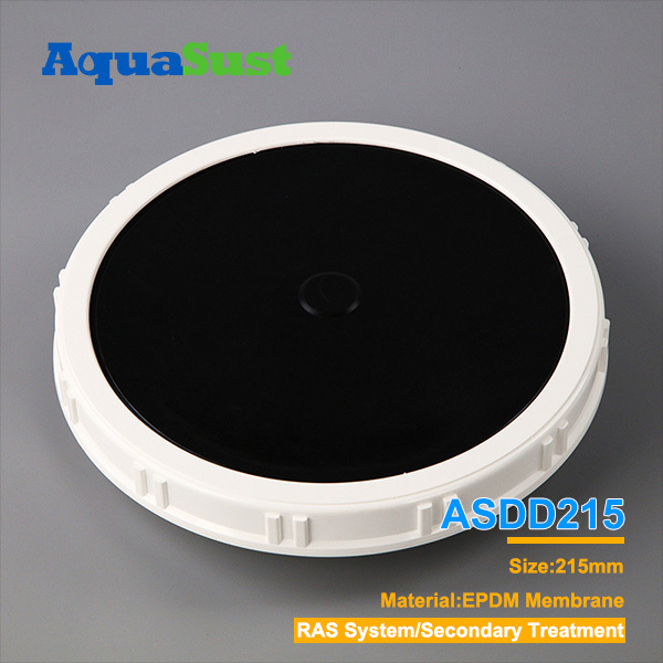 Membrane disk aerator fine bubble disc diffuser and fine air bubbles disc diffuser for water treatment