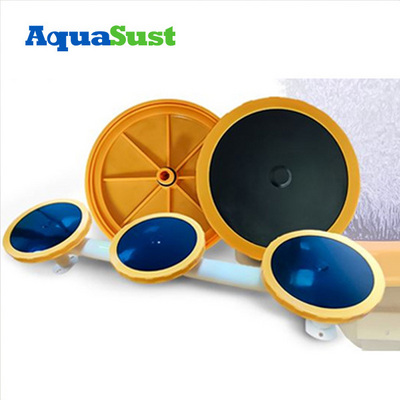 Membrane disk aerator fine bubble disc diffuser and fine air bubbles disc diffuser for water treatment