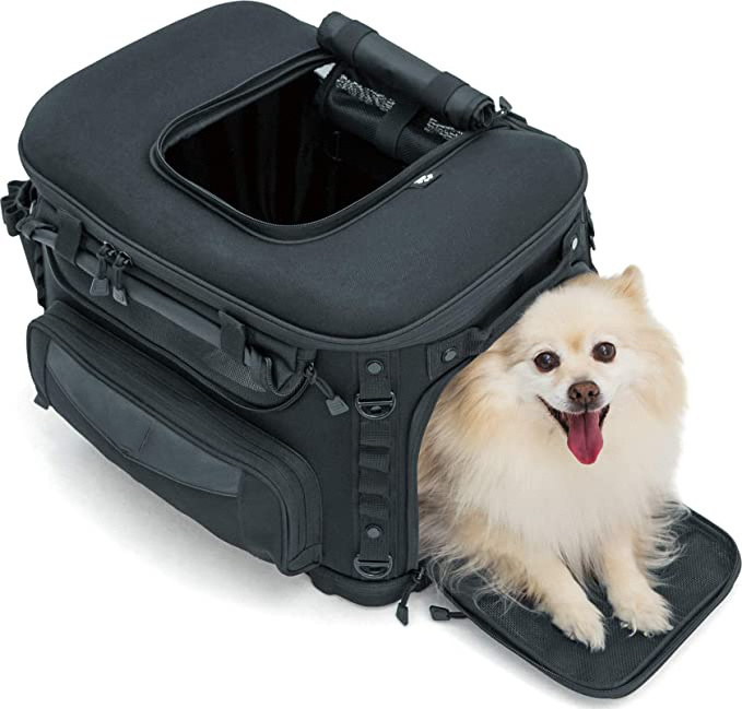 Portable Weather Resistant Motorcycle Dog Cat Carrier Crate Pet Bags for Dogs Outdoor Pet Dog Carrier Bag