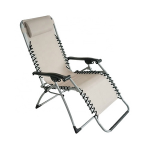 Portable Outdoor Indoor Leisure Sun Lounger Chair Foldable with Aluminum Frame Plastic Material Patio Garden Apartment Beach Use