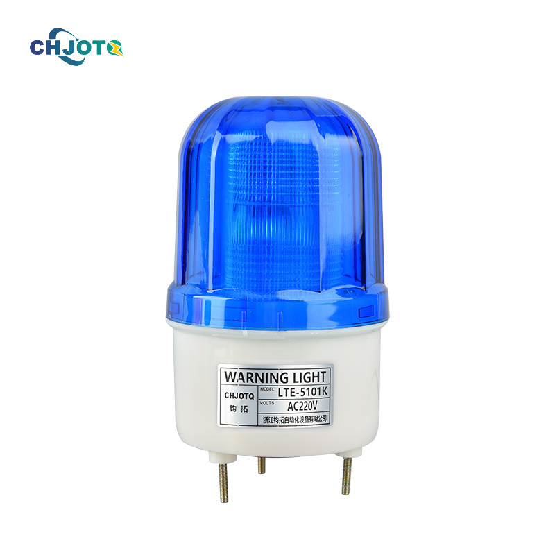 LTE-5101K magnetic flash warning LED beacon lights rotating sound-light alarm DC 12v 24v flash indicator warning lights