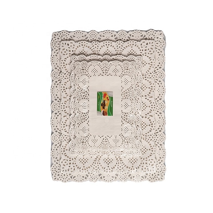 Square paper doilies tray doilies white round table paper doilies