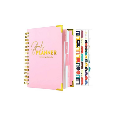 Custom Printing 2023 2024 Goal Planner Daily Weekly Monthly Organizer Diary Journal Agenda Business Planner/Budget Planners