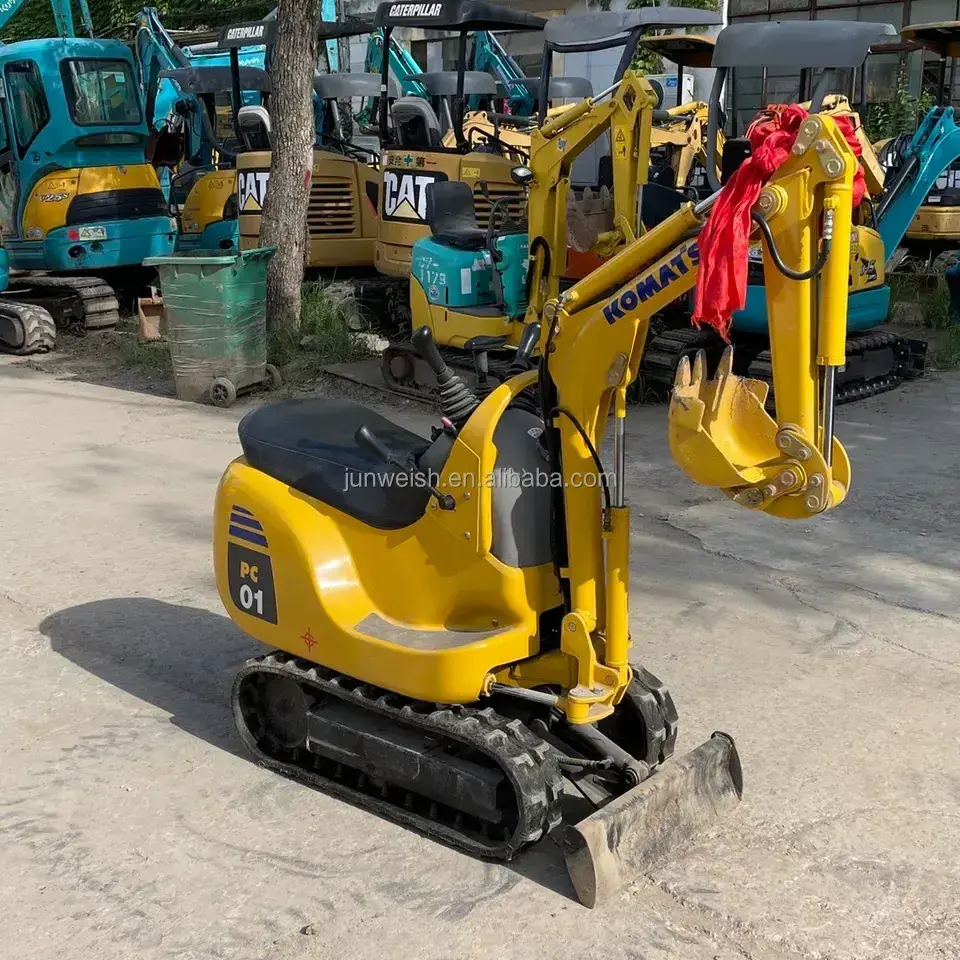 Used Mini komatsu 1 ton excavator machine Komatsu pc01 micro excavator prices for sale