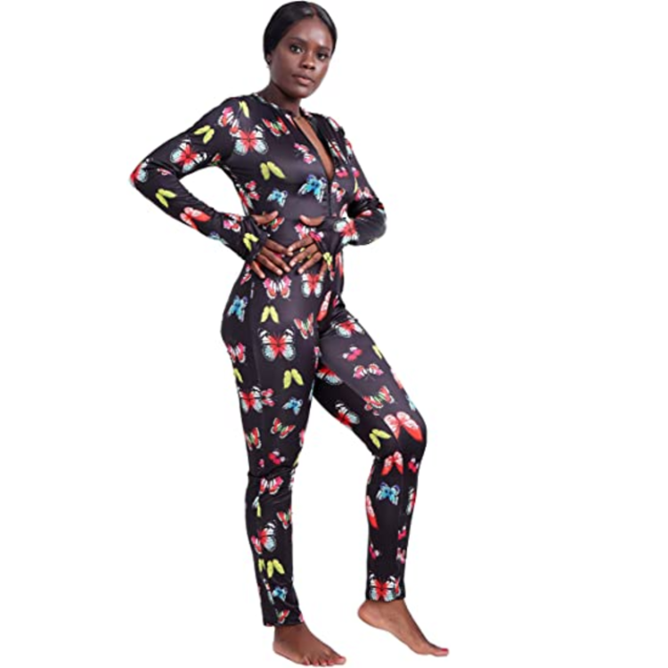 cotton warm adult pajama ladies home wear romper Long Sleeve One Piece Onesie Cute Stretchy Pajamas for Adult Women Jumpsuit