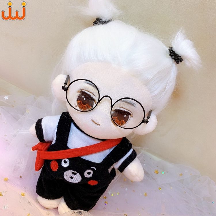 Free shipping cheap Custom design plush toy Wholesale Cute Plush Toy Soft Smiling Doll 15cm 20cm plush idol dolls with clothes