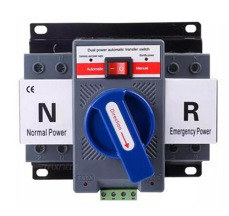 ATS 2P 63A 230V Micro Circuit Breaker mini Dual Power Automatic transfer switch Auto transfer switch(MCB)