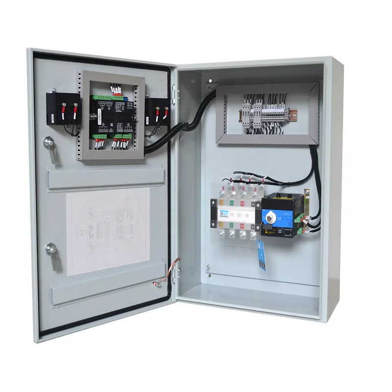 Factory Price ATS Automatic Change Over Switch 2P 63A 100A 160A Generator ATS switches with cabinet panel board mounted