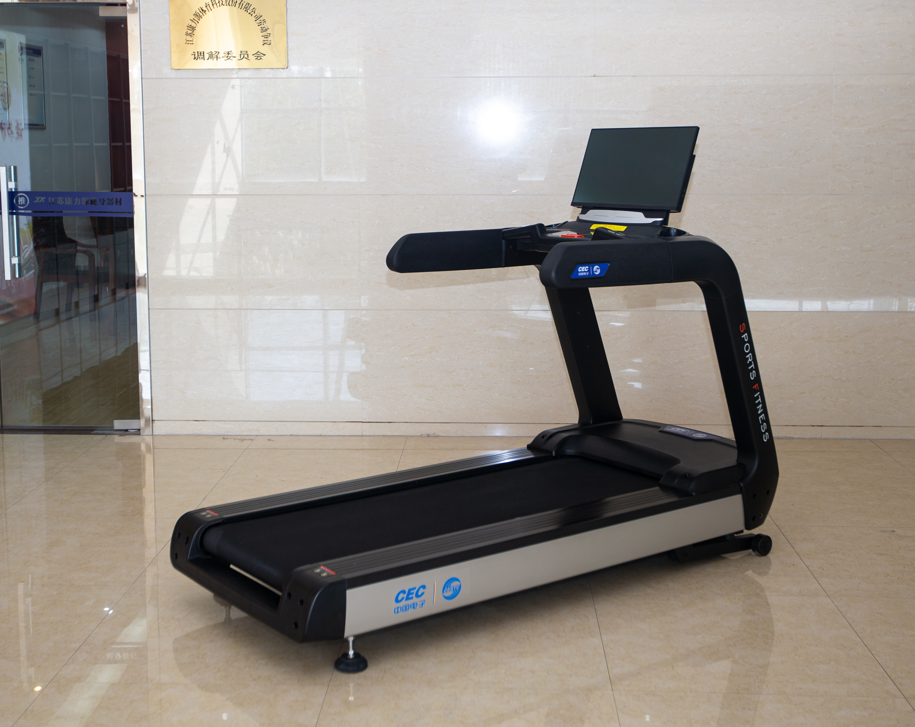 6hp AC motor treadmill 2024 Gym Fitness Equipment Commercial Running Machine Motorized Manual Touch Screen Trademill