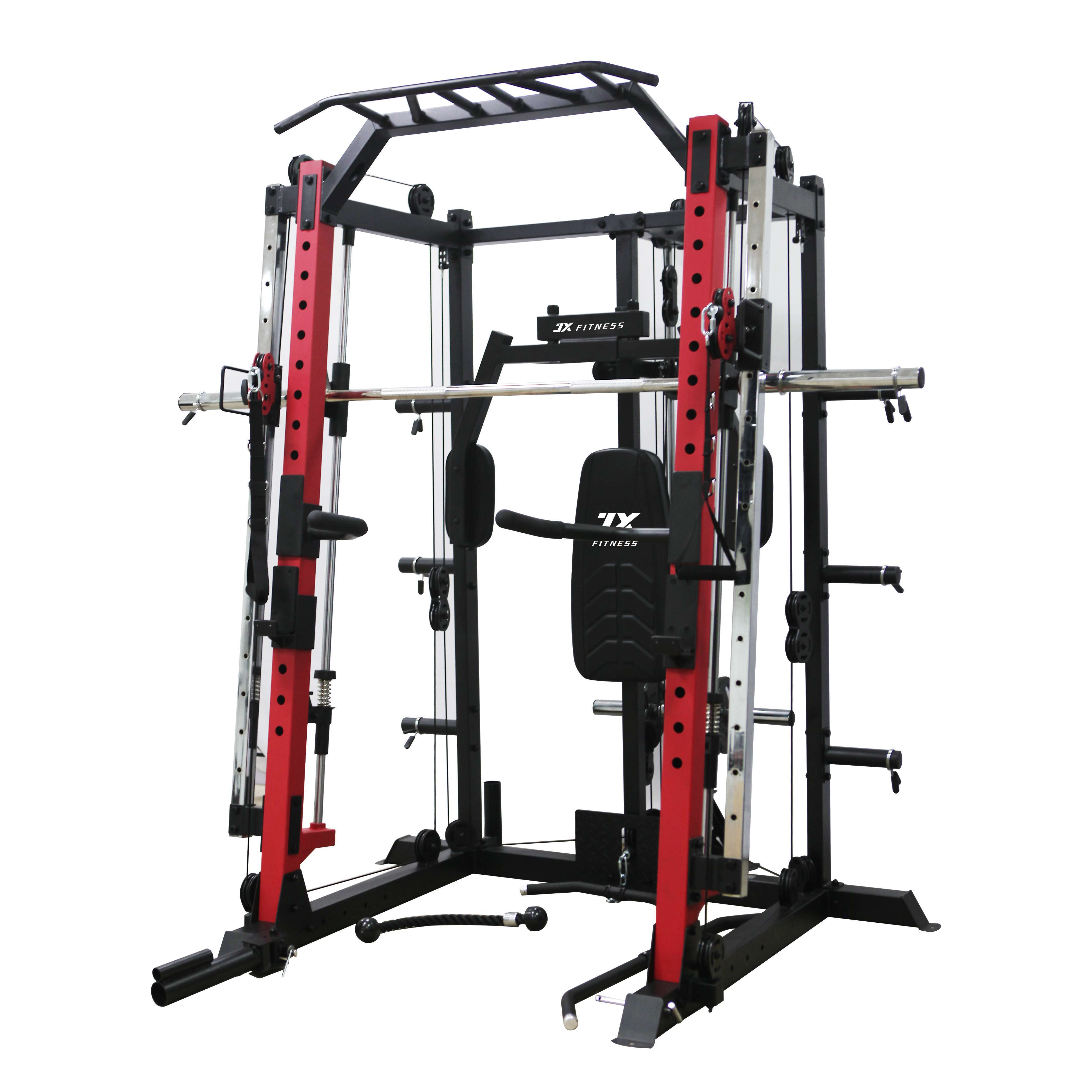 Sport Pre Sale Factory Barbell set weight lifting all in one gym equipment at home fitness trainer adjustable multi function gym