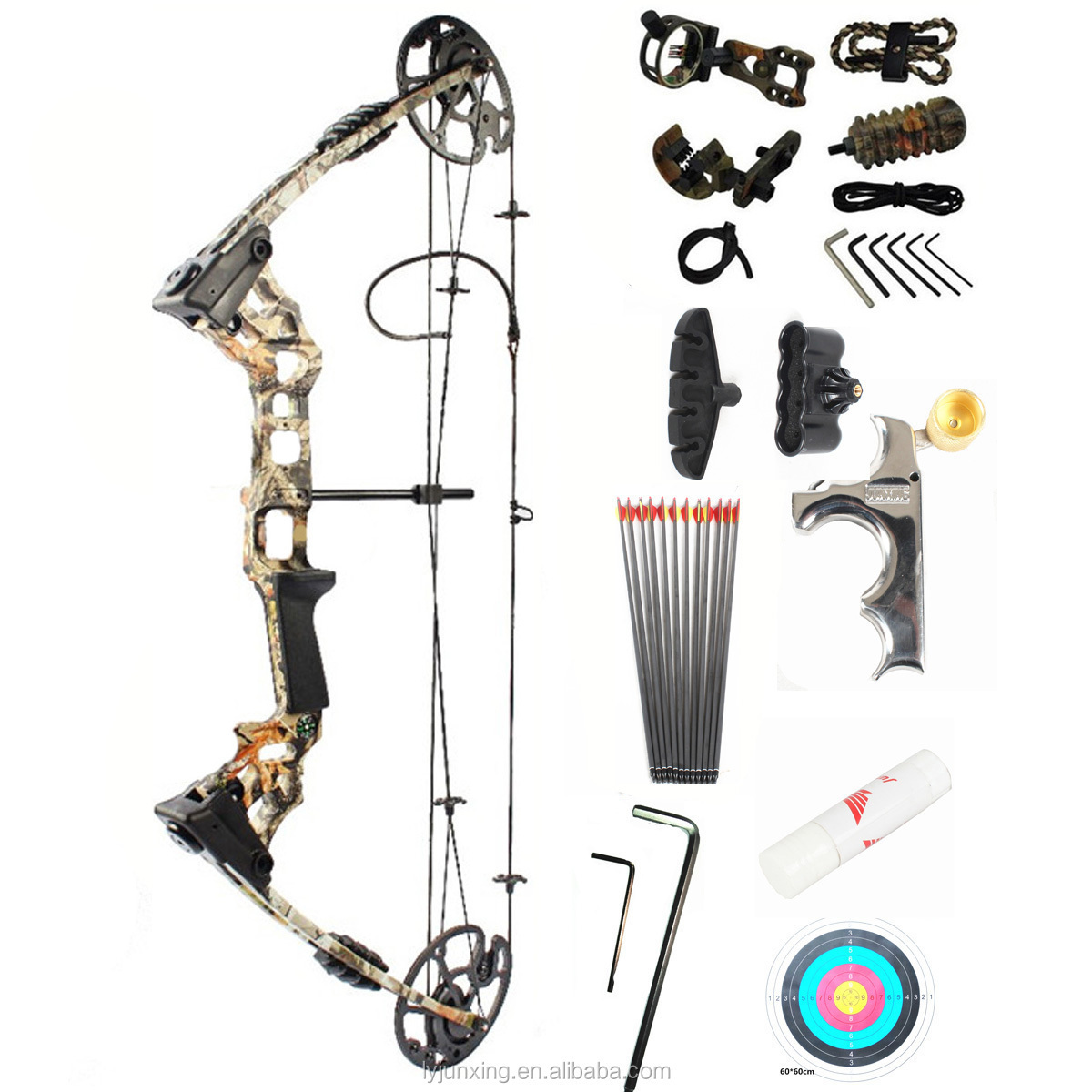 JUNXING archery M120 Hunting compound bow and arrow