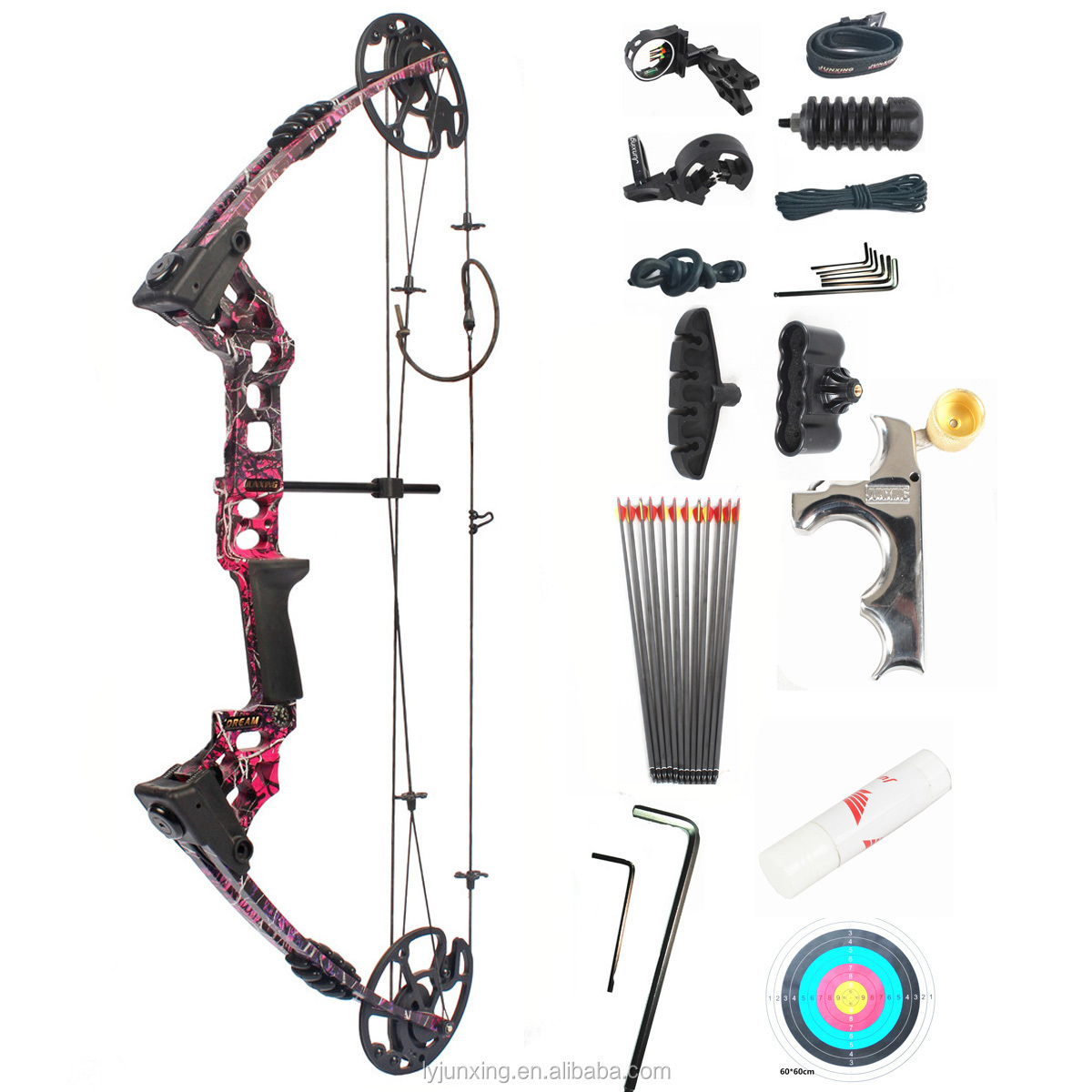 JUNXING archery M120 Hunting compound bow and arrow