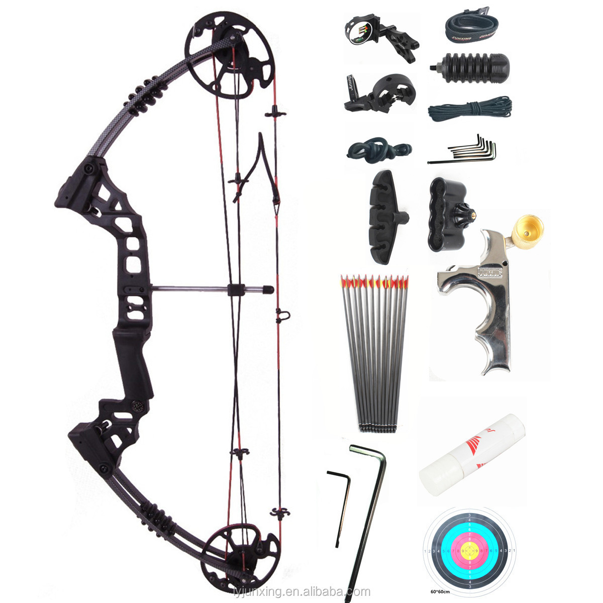 JUNXING archery M120 Hunting compound bow and arrow