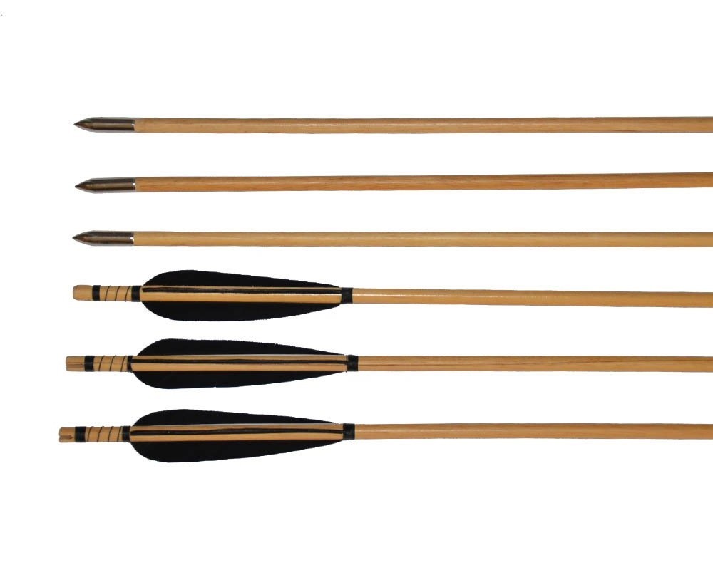 Juxing archery JX033 bamboo arrow  33inches long factory how sale