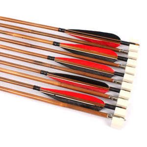 Junxing 33'' bamboo arrow for recurve bow