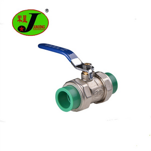 PPR Pipe Fittings hot fusion brass ball valve for water