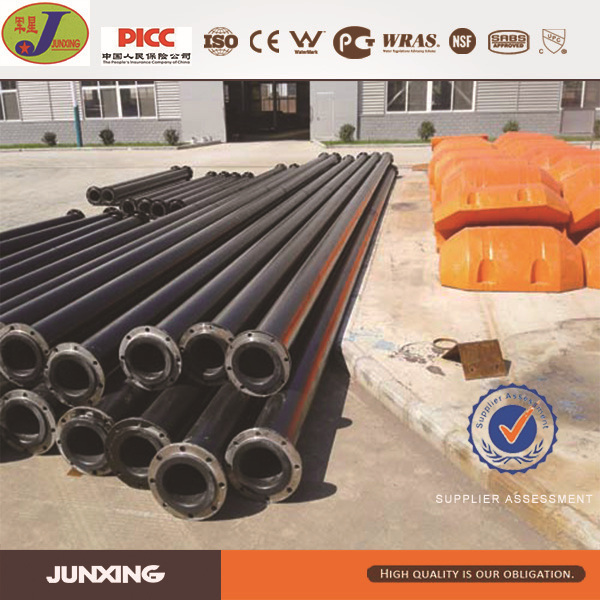 ISO4427 hdpe dredging pipe hdpe floating dredge pipe for water supply sewer drainage sand suction dredger cutter suction dredger