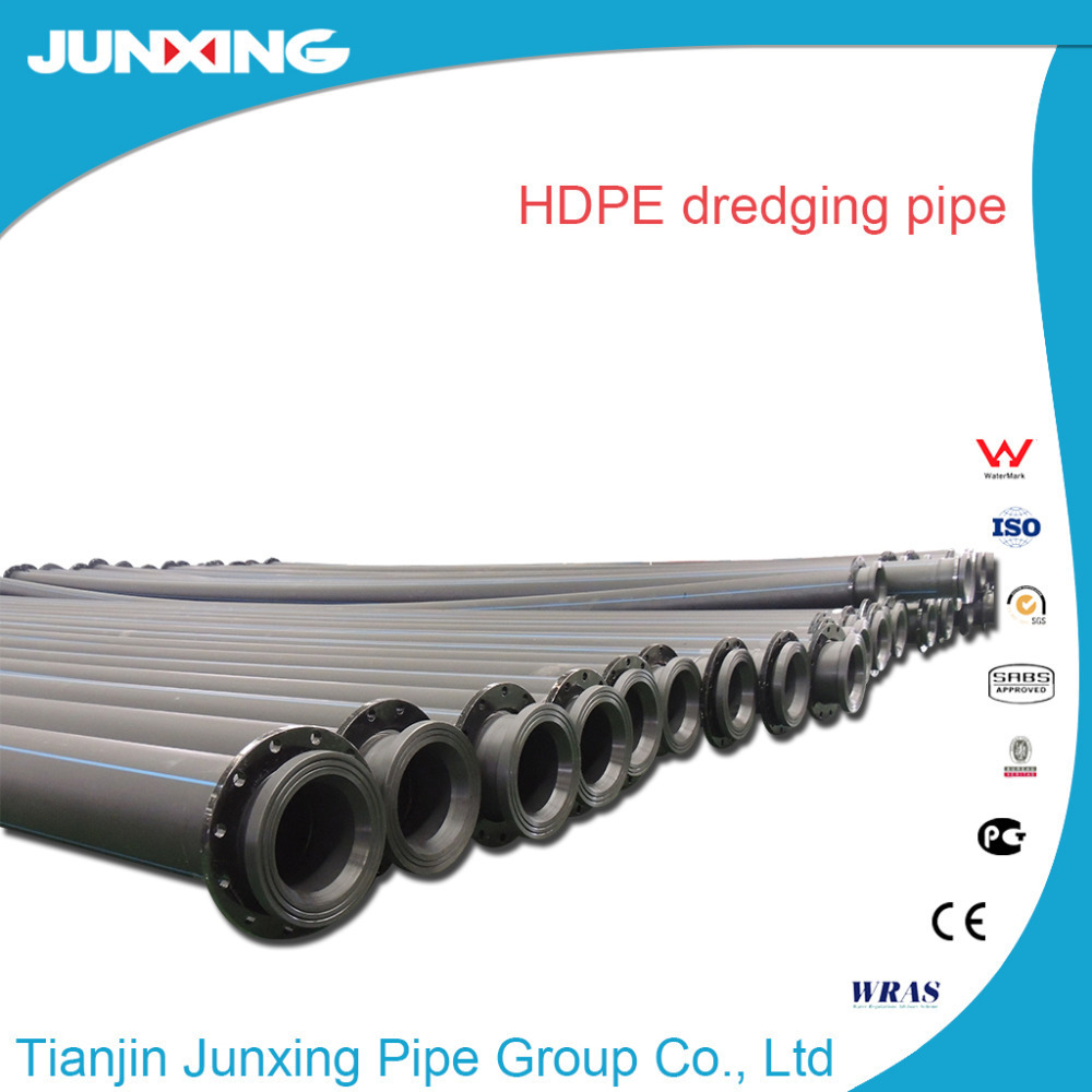 ISO4427 hdpe dredging pipe hdpe floating dredge pipe for water supply sewer drainage sand suction dredger cutter suction dredger