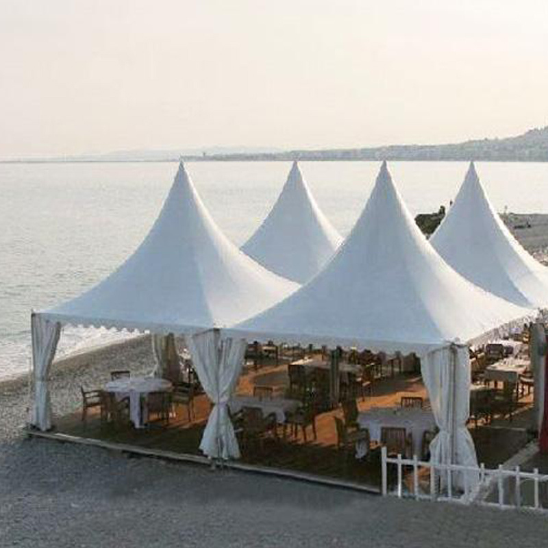 Factory Wholesale White PVC 5X5 Pagoda Outdoor Garden Tent Canopy Large Event Tents for Trade Shows