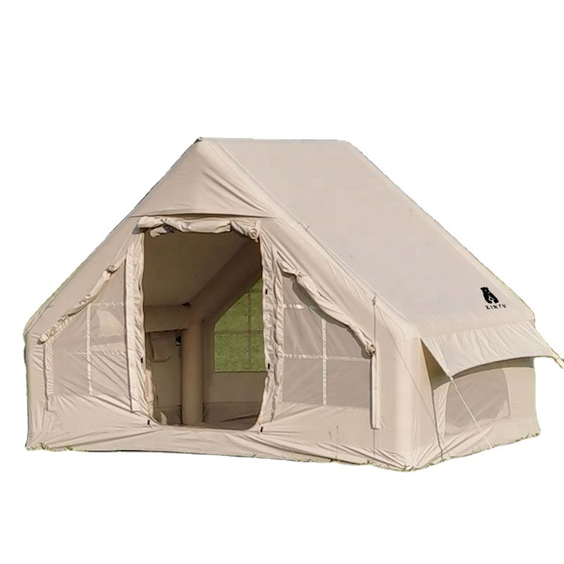 Inflatable Tent Factory Hot Sale 6 Sqm Air Tent Waterproof UV Protection Outdoor Glamping Tent