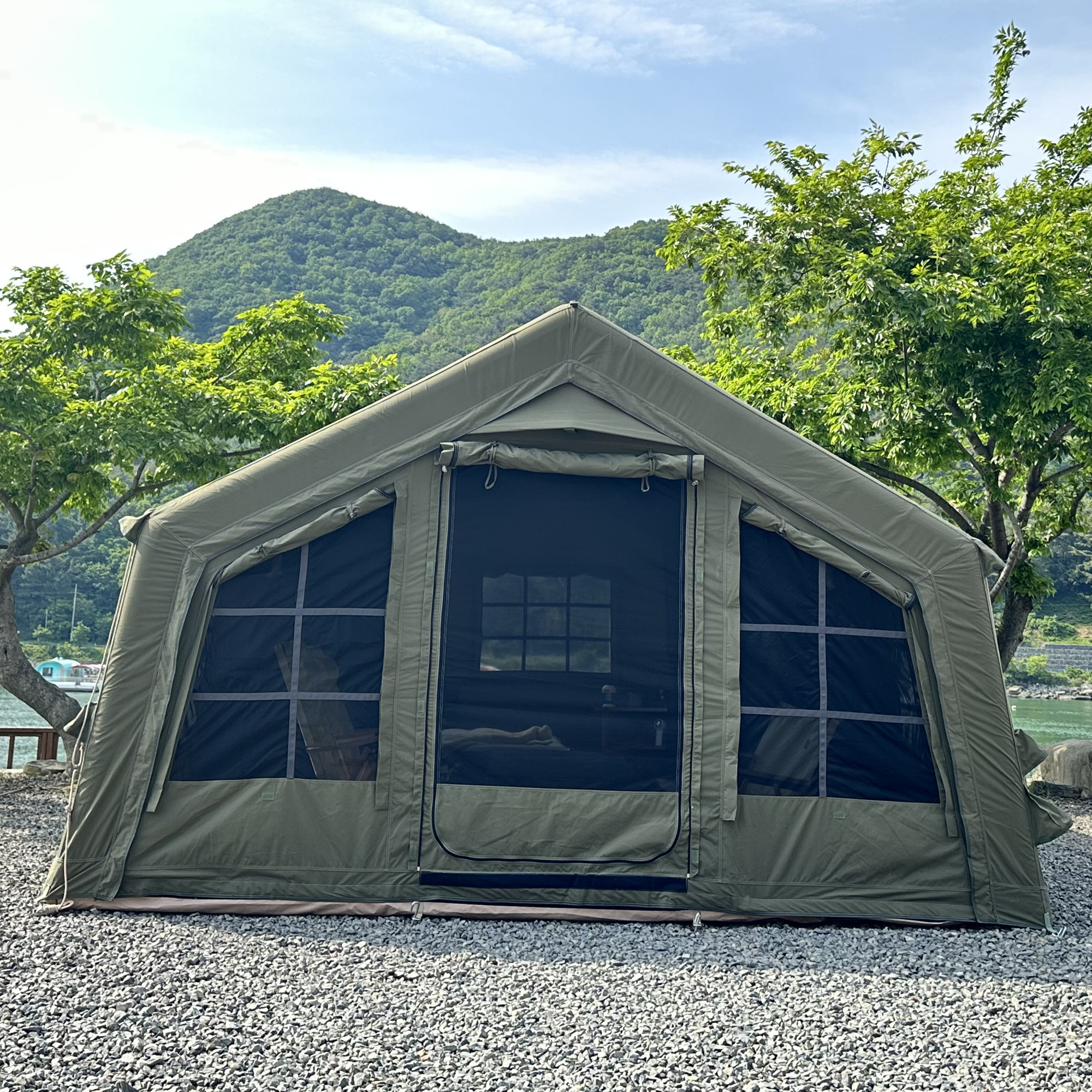 Coody China Manufacture Coody Inflatable Tent Waterproof UV Protection 13.68 Coody Air Tent Camping Tent