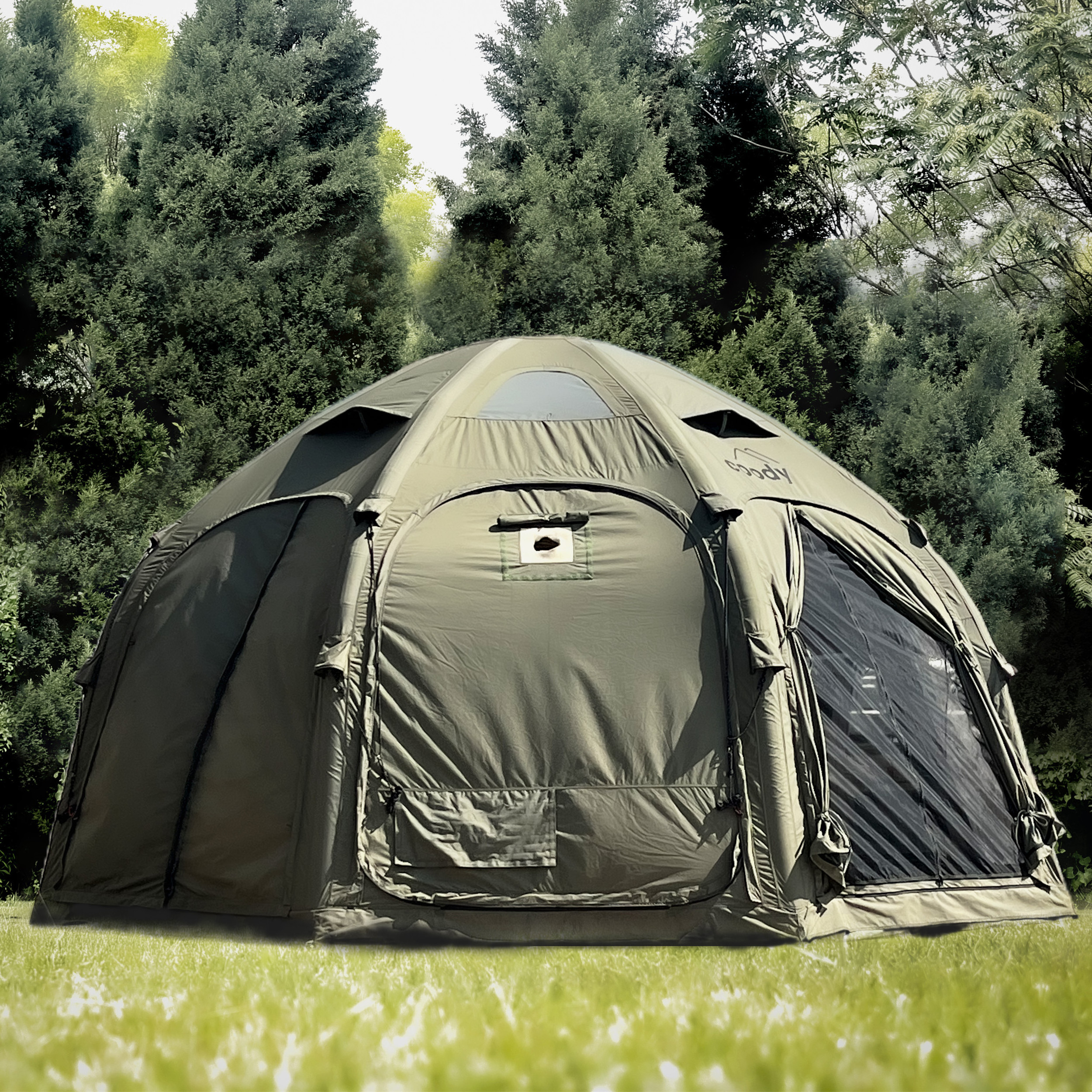 Coody Manufacture Coody Air Tent Dome Coody Inflatable Tent Waterproof UV Protection Outdoor Camping Dome Tent