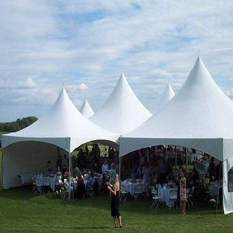 Factory Wholesale White PVC 5X5 Pagoda Outdoor Garden Tent Canopy Large Event Tents for Trade Shows