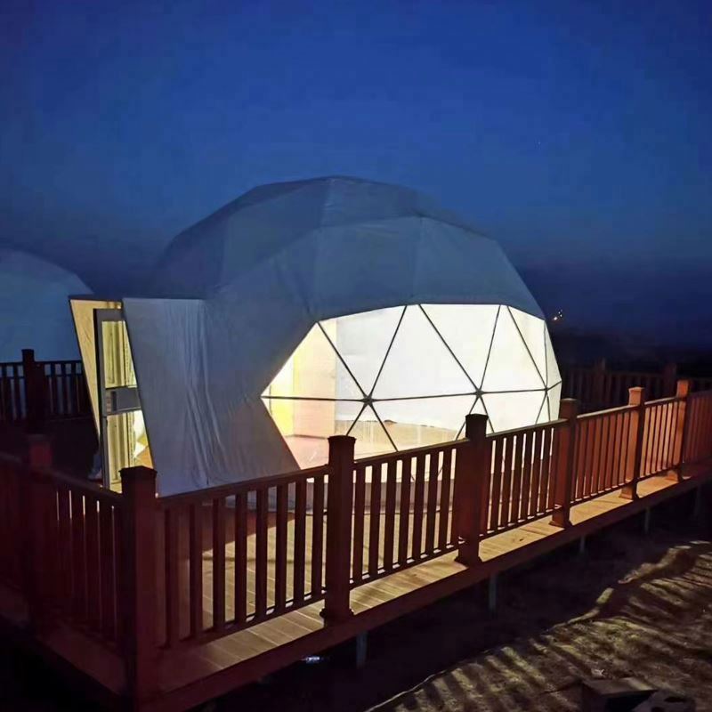 Pvc Promotional Luxury Portable Diameter 5m Glamping Event Outdoor Dome Tents