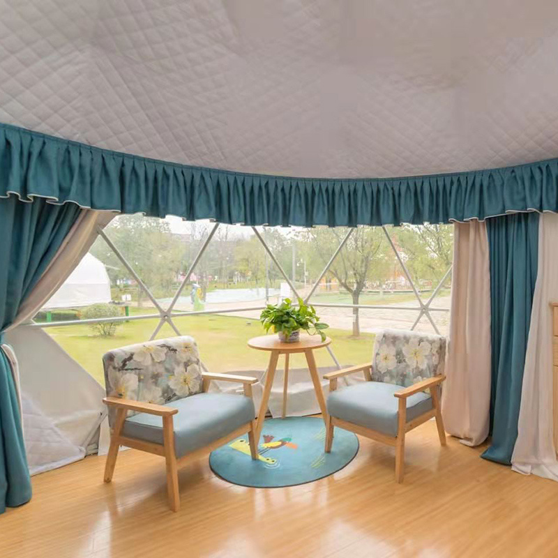 Outdoor Luxury Glamping Geodome Tents Pvc Domes Price Prefab House Resort Hotel Home Camping Tent