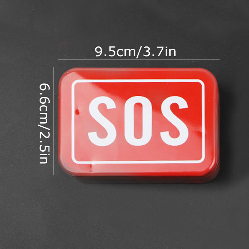 SOS tool emergency equipment set, first aid box, onboard emergency supplies, outdoor self rescue survival equipment