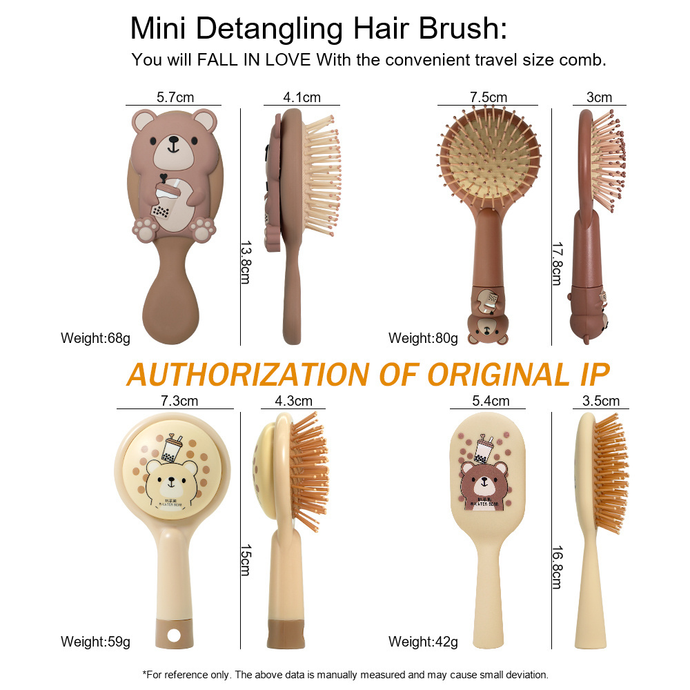 Hot Selling Baby Hair Styling Brush and Comb Detangling Hairbrush for Adults & Kids