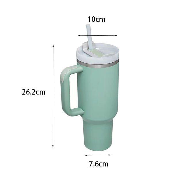 New 2.0 Reusable Adventure Quencher Stainless Steel Tumbler 40oz outdoor mug Cup with Handle