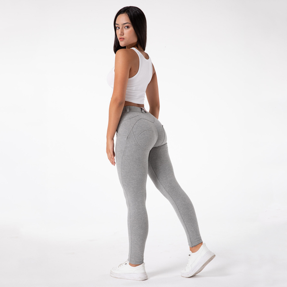 High Waist Tiktok Colorful Butt Lifting Fitness Tight Booty Workout Yoga Pants Stretch Big Ass Sports Leggings Women OEM Designs