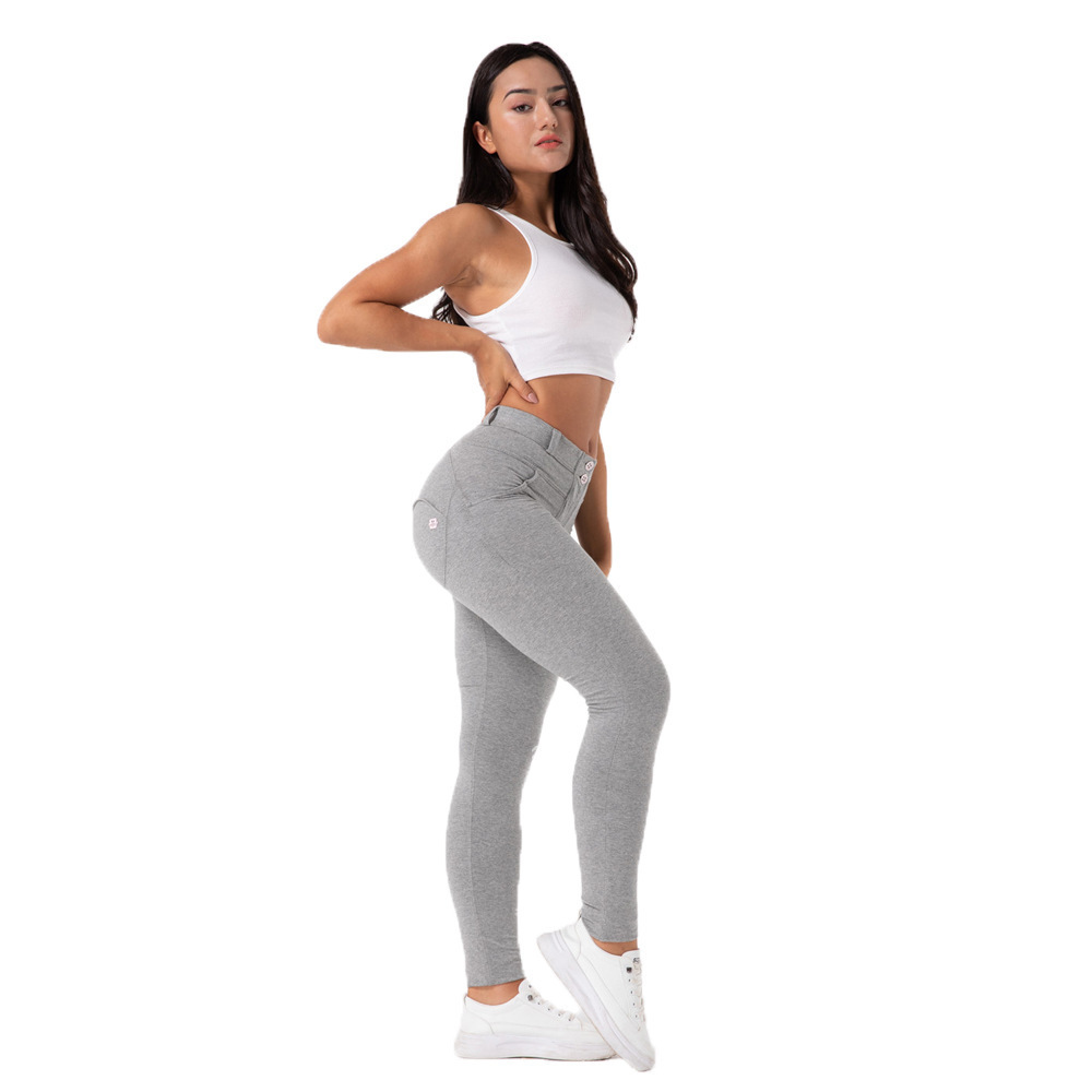 High Waist Tiktok Colorful Butt Lifting Fitness Tight Booty Workout Yoga Pants Stretch Big Ass Sports Leggings Women OEM Designs