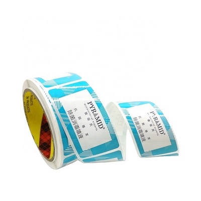 Custom Label Manufacturer Vinyl Sticker Roll Printing Disinfection Spray Bottle Labels