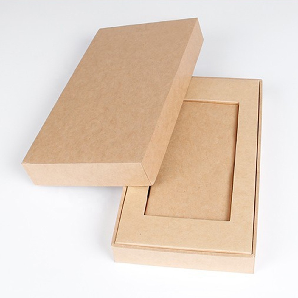 New arrival mobile phone case packaging custom recycled kraft paper box for phone case