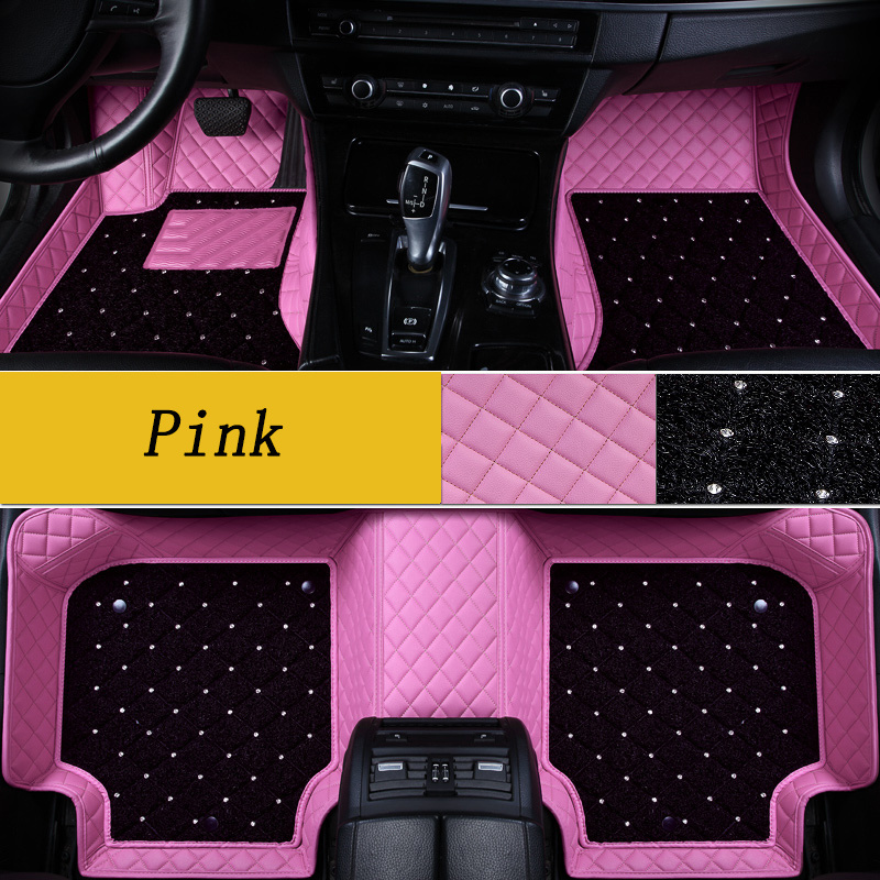 Foor covering led fancy felt heavy duty rubber diamond car floor mats for nissan ford