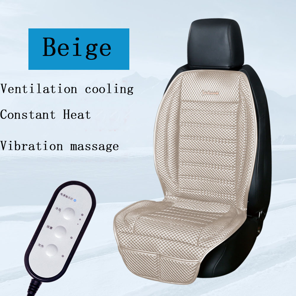 Constant heat ventilation cooling vibration massage washable waterproof car seat cover car seat cushion