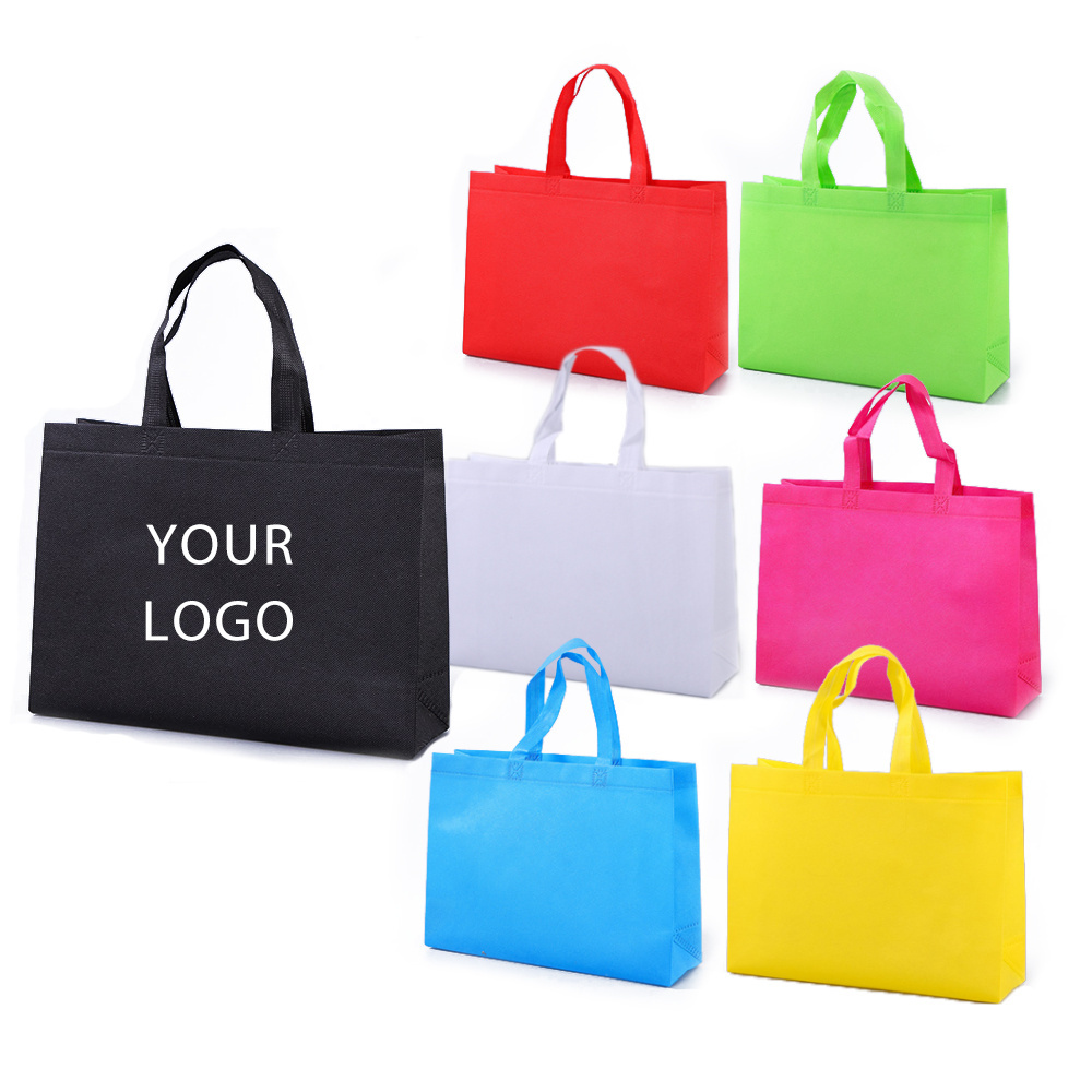 Recycle Non Woven Fabric Bag For Shopping,Custom Eco Friendly Reusable Shopping Bag,Custom Printed Grocery Tote Bags With Logo