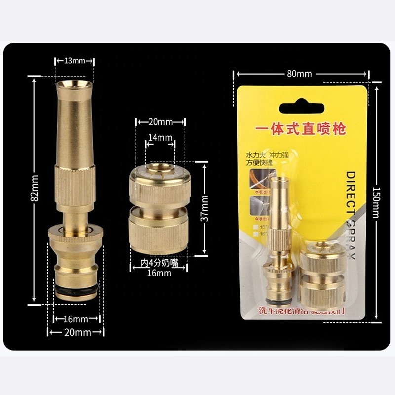 Garden Hose Splitter 2 Way, Heavy Duty Brass Connector Tap Splitter, Y Splitter 2 Valves