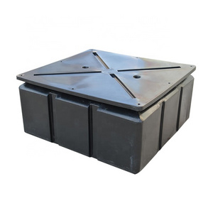 Marine Polyethylene Plastic Pontoon PE Floating Tank Black Floating Pontoon For Dock Modular Pontoon Cube