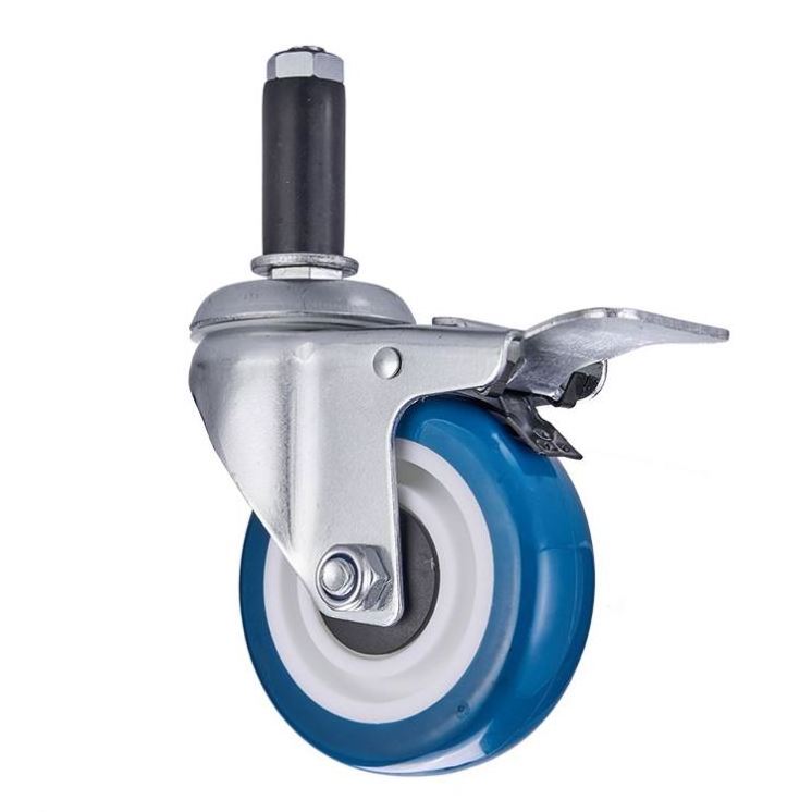 High Quality Caster With Brake Hospital Bed Caster Trolley Rotating Medical Caster Mute Wheel