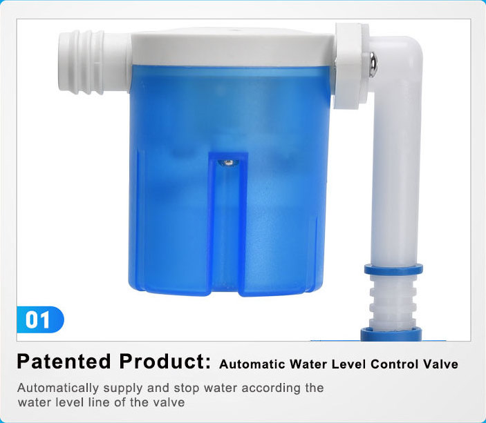 Adjustable Bottom Entry Toilet Fill Valve Water Plastic Inlet Valve Toilet cistern Float Valve  For WC