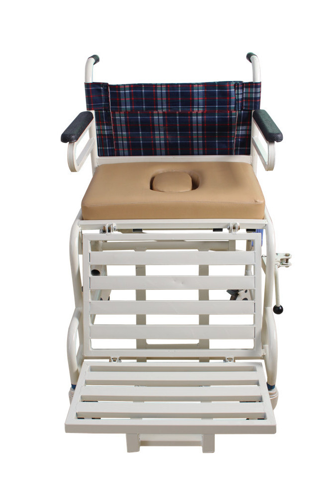 China supplier manual and electric wheelchair bed hospital bed with toilet