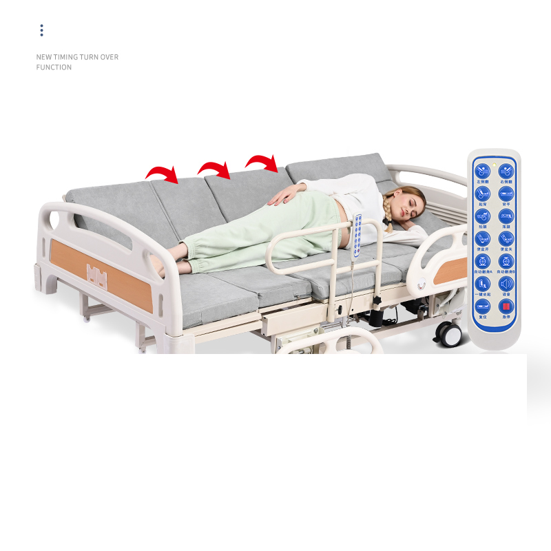 Factory wholesale Rotating electric nursing bed with toilet home hospital care bed for patients or disable