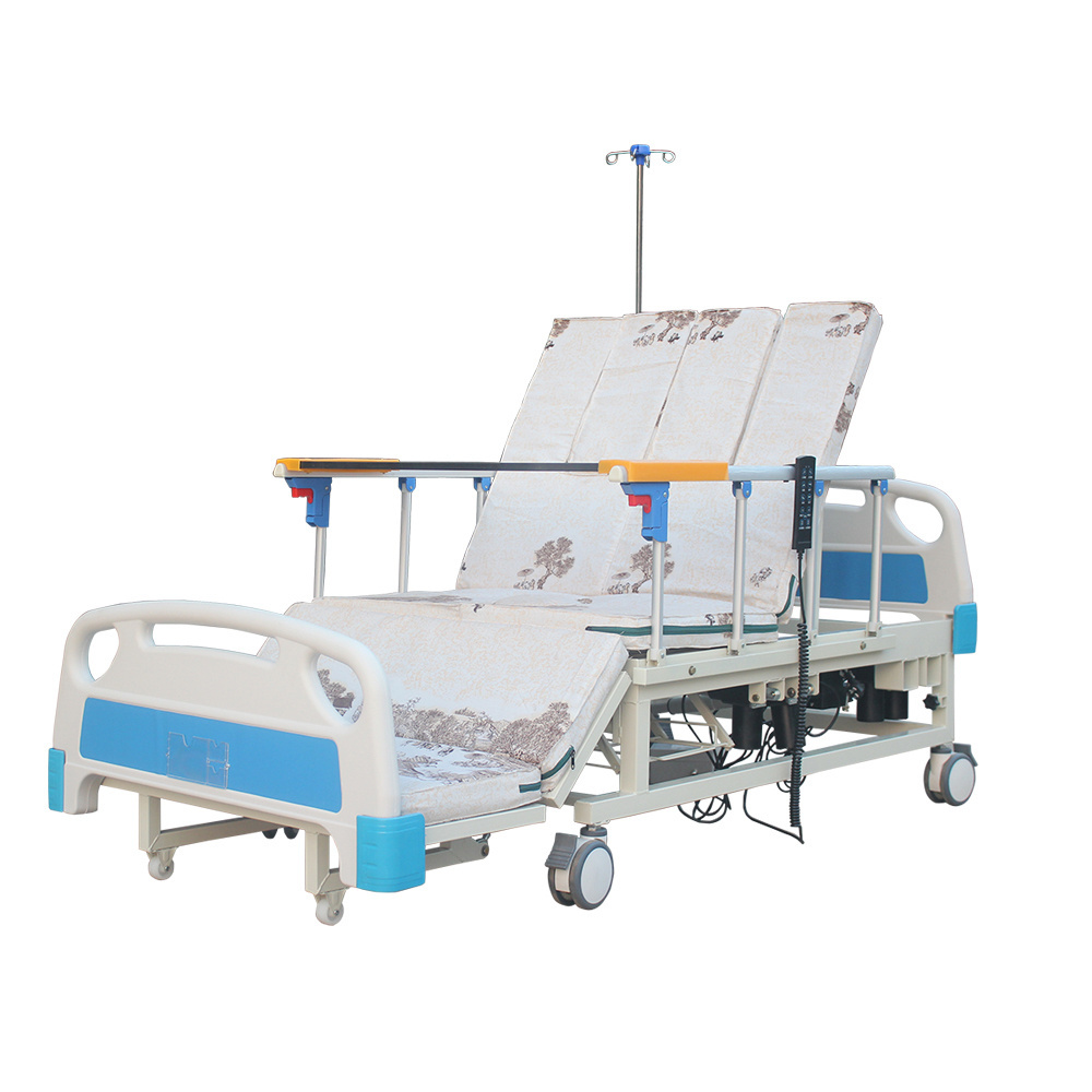 Factory wholesale Rotating electric nursing medical bed with multi function for home use with patient lift