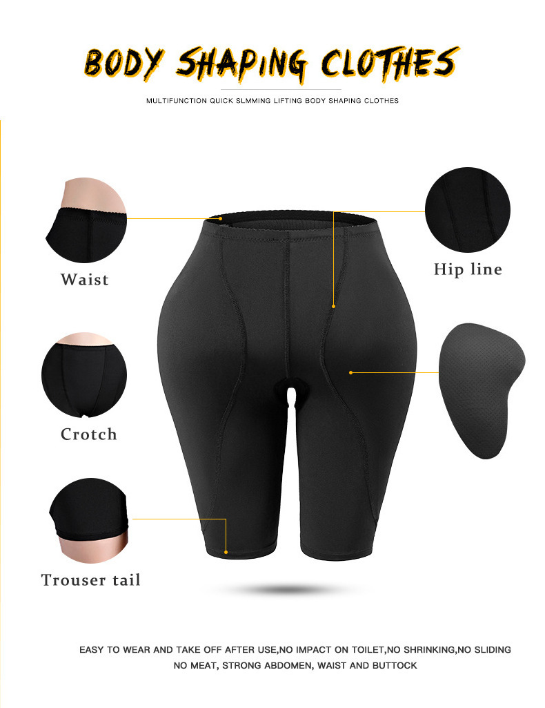 Hip Shapewear Panties Women Butt Lifter Shaper Panties Sexy Body Shaper Push Up Panties Hip Enahncer Shapewear with Pads