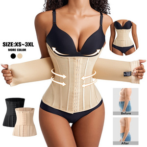 Front U Shape Chest Support Breathable Waist Trainer Removable Wrap Belt Waist Trimmer Postpartum Belly Band Waist Cincher Fajas