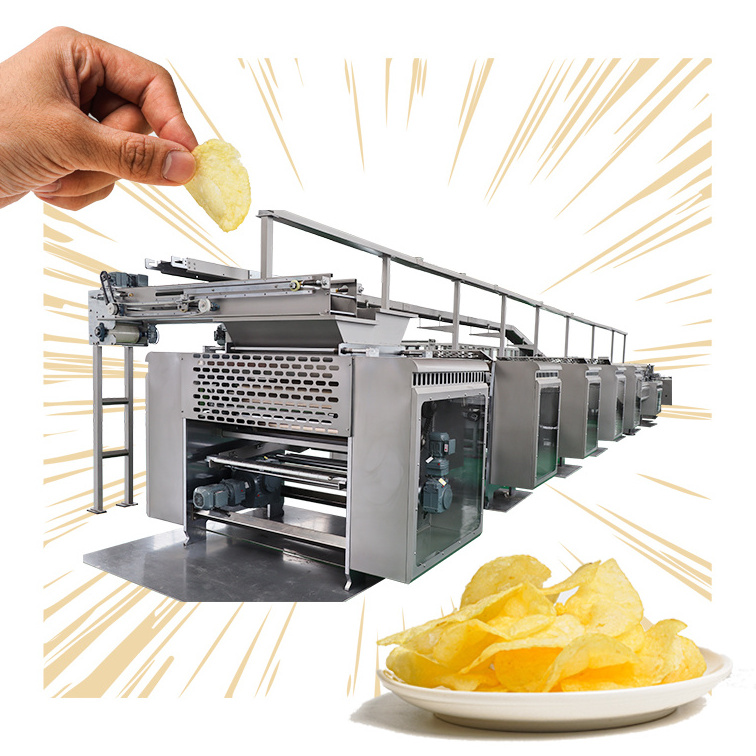 multi-functional potato chips making machine Crisp Chips production line from Shanghai machinery